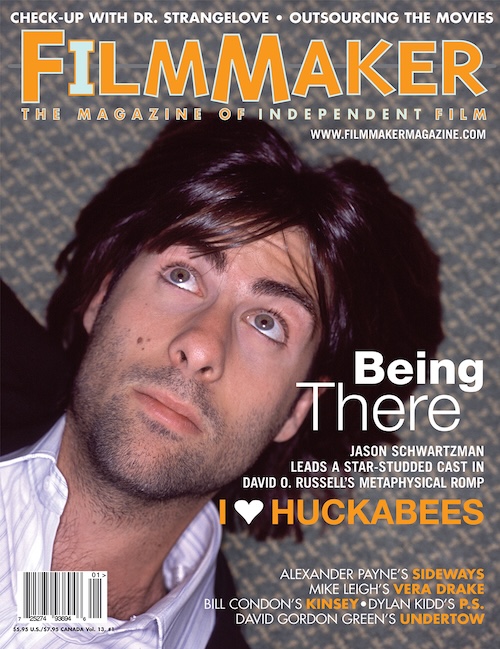 Filmmaker Magazine cover: Fall 2004 - I Heart Huckabees, Jason Schwartman
