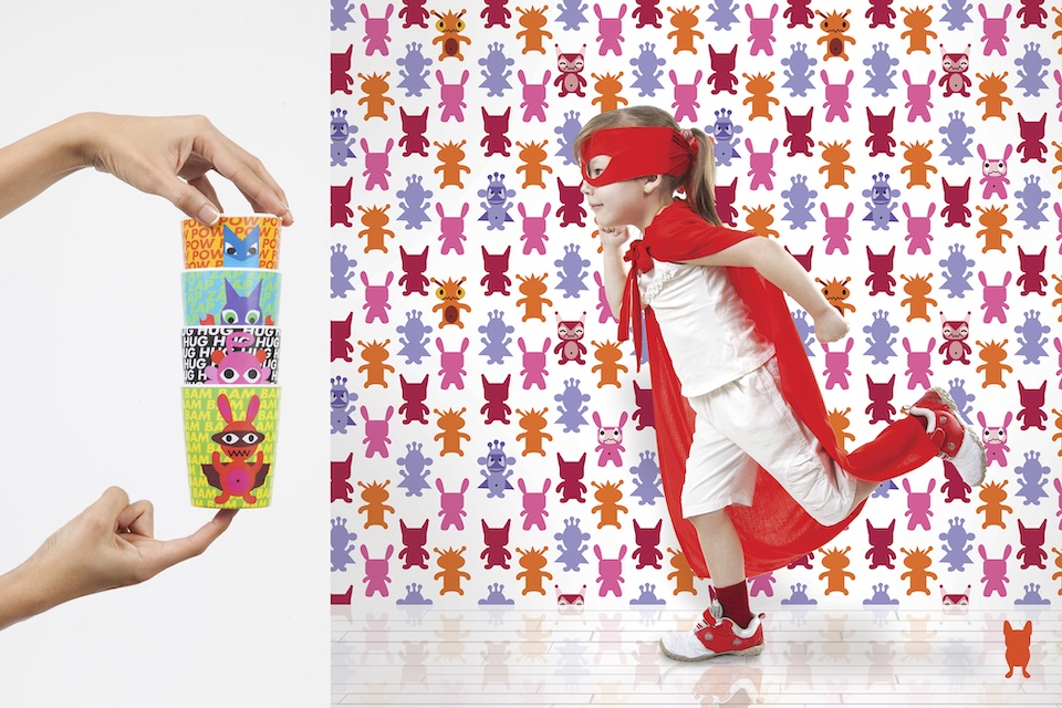 French Bull look book: children's character cups