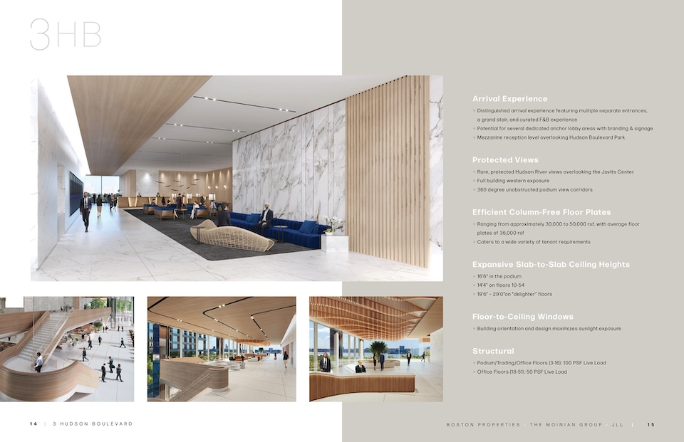 3 Hudson Boulevard offering memorandum: renderings