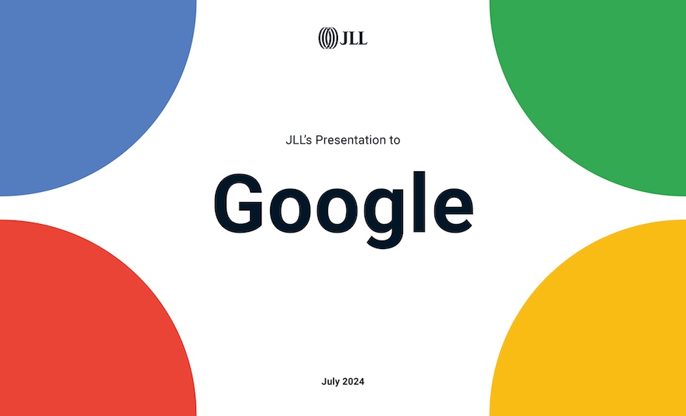Google sales enablement pitch: cover