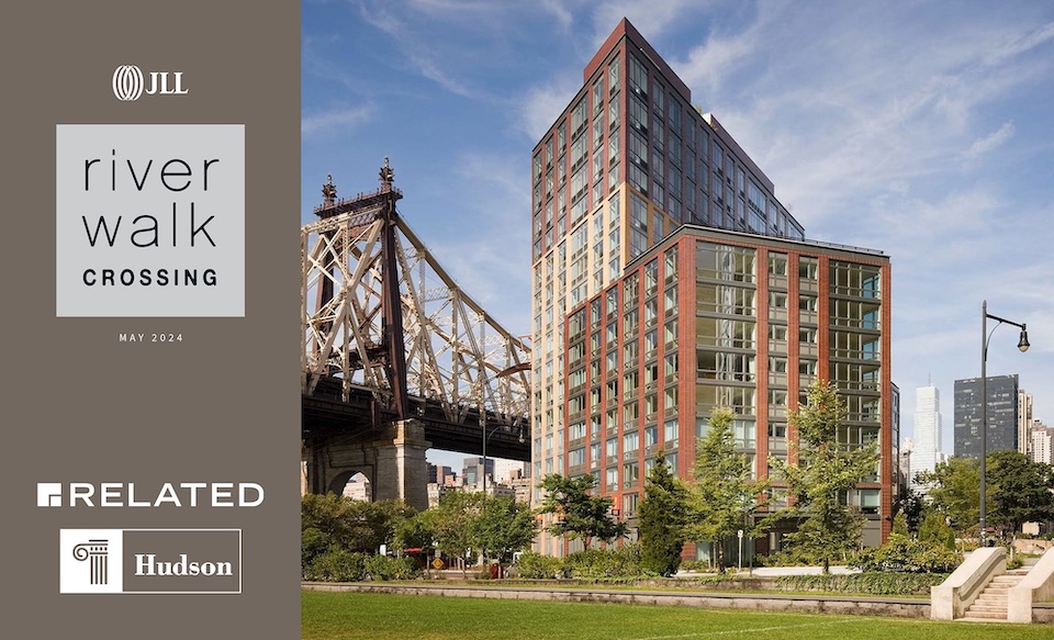 Riverwalk Crossing sales enablement pitch: cover